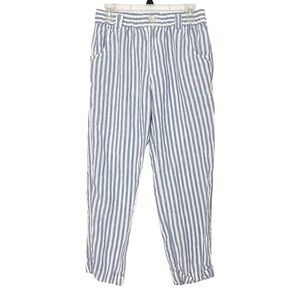 Merkaba By Di Nuovo Striped Pants Womens Size Small Cropped Nautical Preppy
